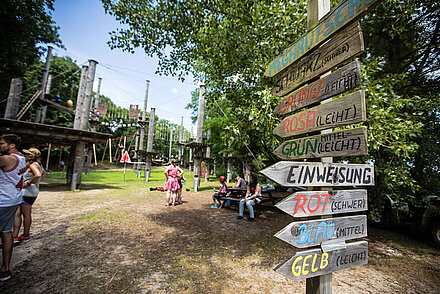 Hochseilgarten Trainer:In